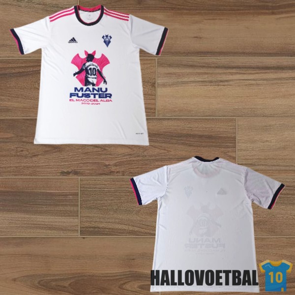 shirt albacete balompie 2024-2025 wit roze edicion speciale