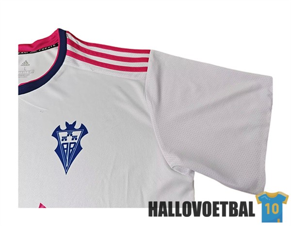 shirt albacete balompie 2024-2025 wit roze edicion speciale - Afbeelding 2