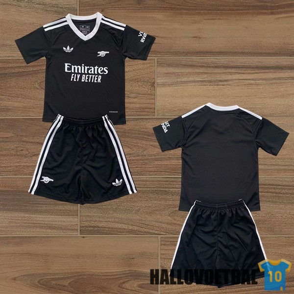 tenue arsenal zwart keeper kind 2024-2025