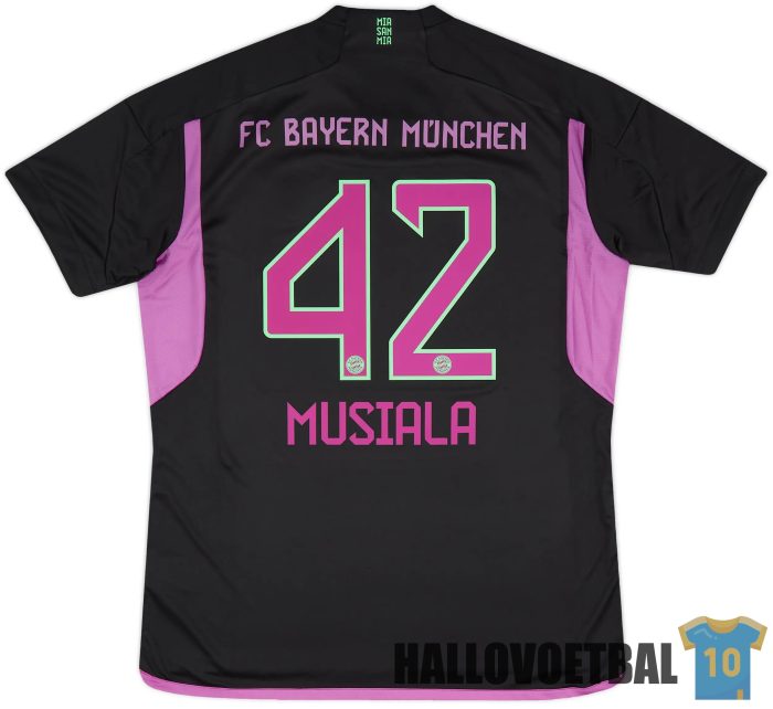 shirt bayern munchen 2023-2024 uit jamal musiala 42