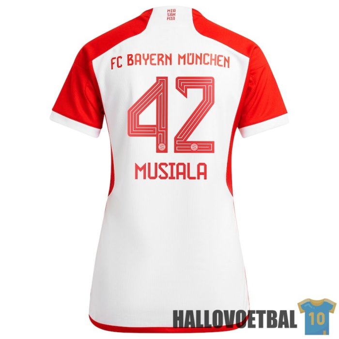 shirt bayern munchen 2023-2024 thuis dames jamal musiala 42