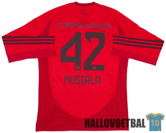 shirt bayern munchen 2024-2025 thuis lange mouwen jamal musiala 42