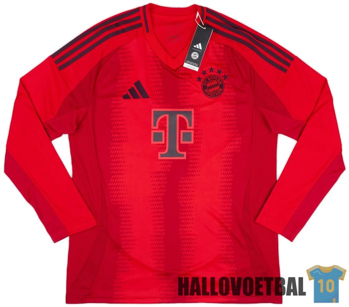 shirt bayern munchen 2024-2025 thuis lange mouwen jamal musiala 42 - Afbeelding 2