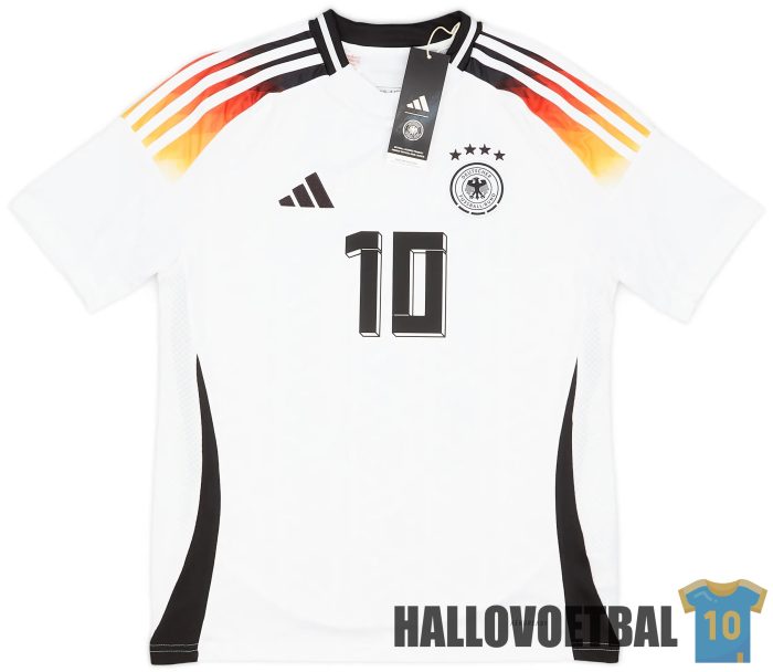 shirt duitsland 2024-2025 thuis jamal musiala 10 - Afbeelding 2