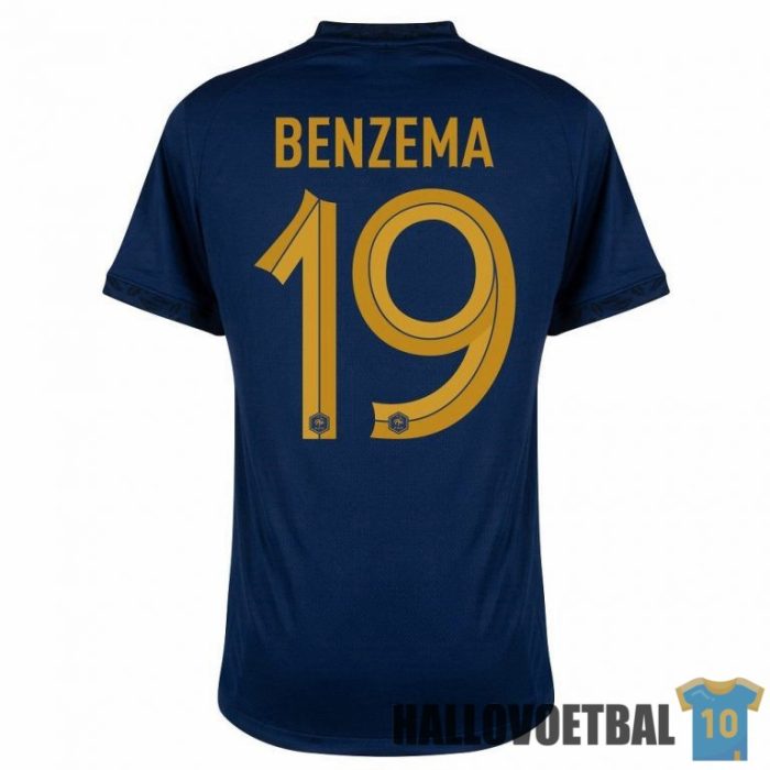 shirt frankrijk 2022-2023 thuis benzema 19 - Afbeelding 3