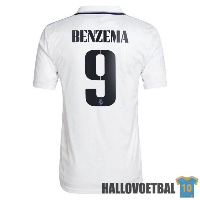 shirt real madrid 2022-2023 thuis benzema 9 - Afbeelding 3