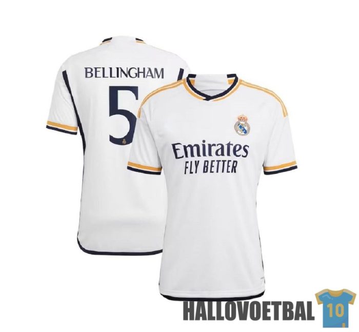 shirt real madrid 2023-2024 thuis bellingham 5