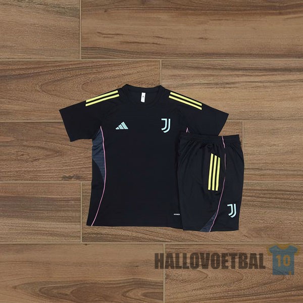shirt juventus 2025-2026 zwart geel training tenue