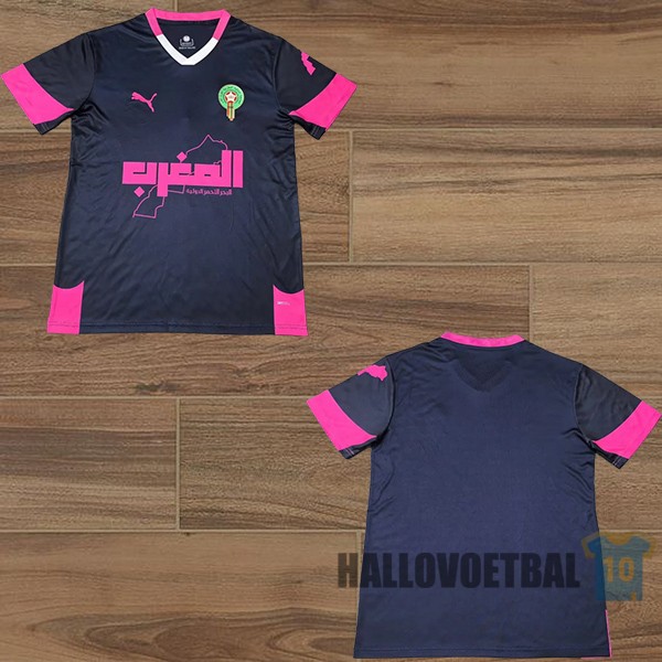 shirt marokko 2025-2026 donkerblauw roze edicion speciale
